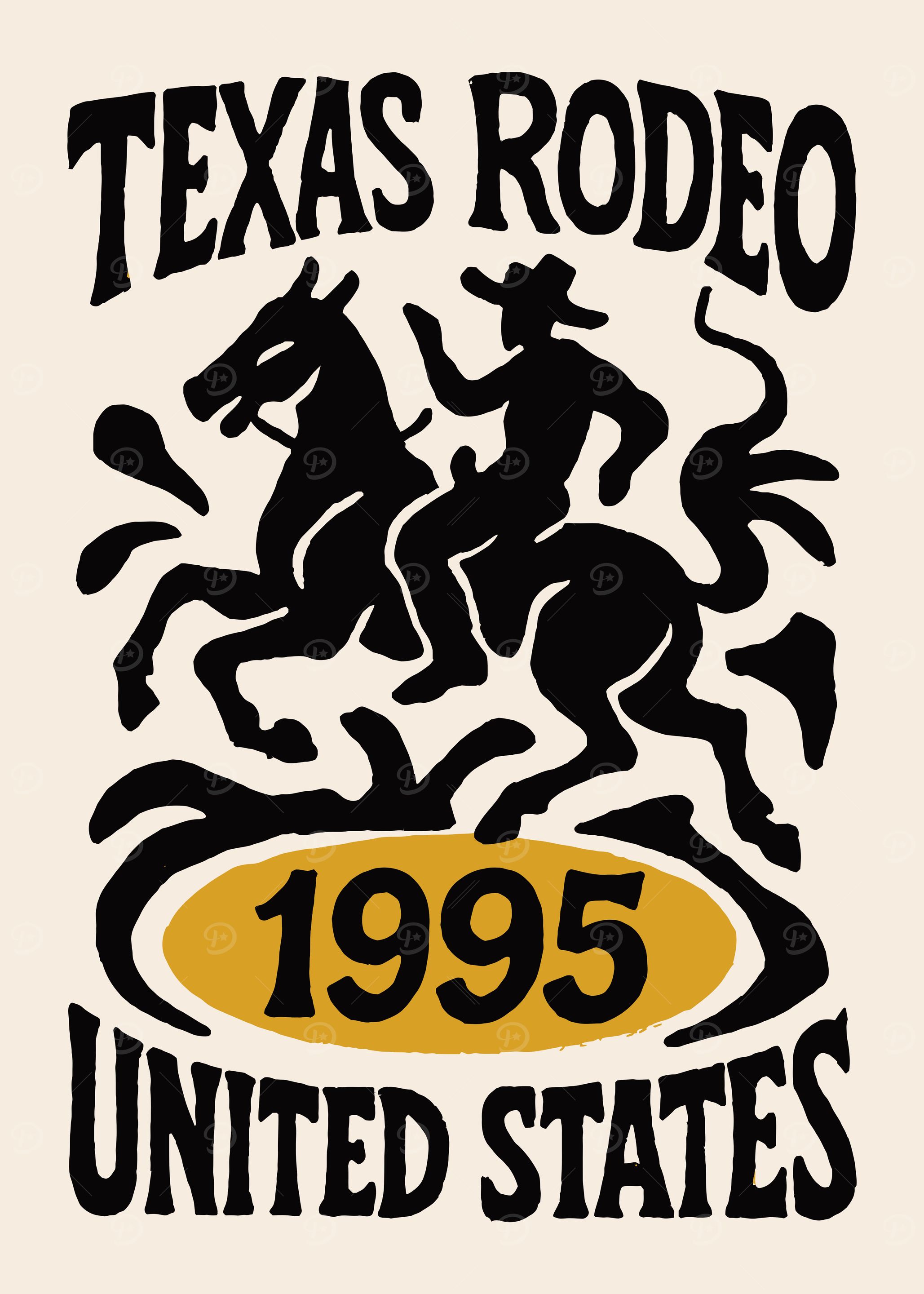 Texas Rodeo 1995 United States Poster