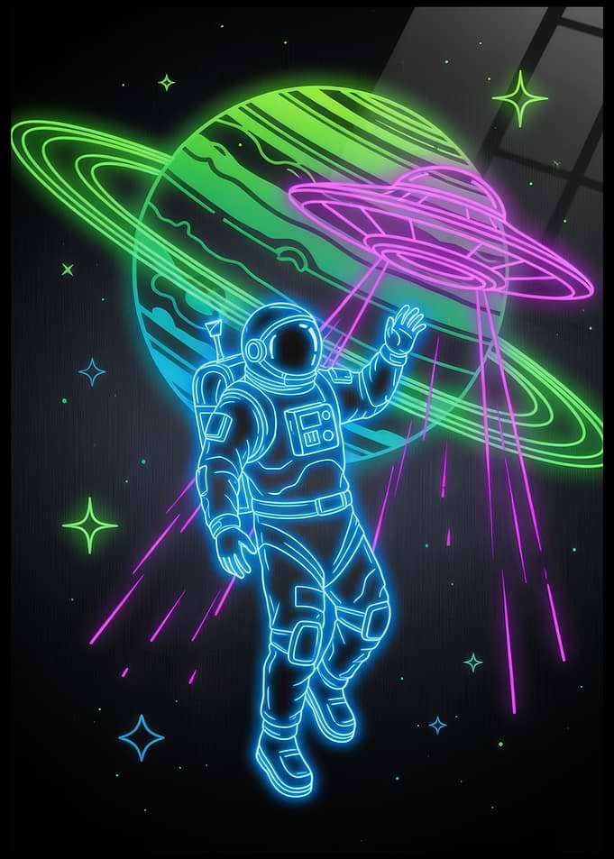 Lost in Neon Space