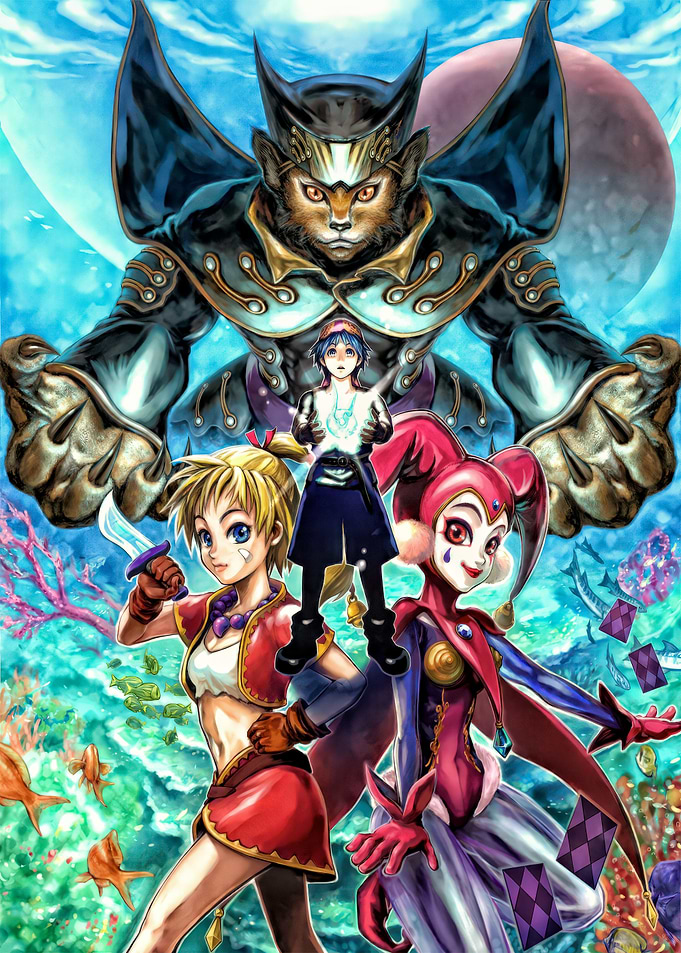 Fantasy Characters in a Vibrant Scene