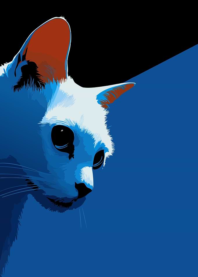 Blue Cat Digital Art
