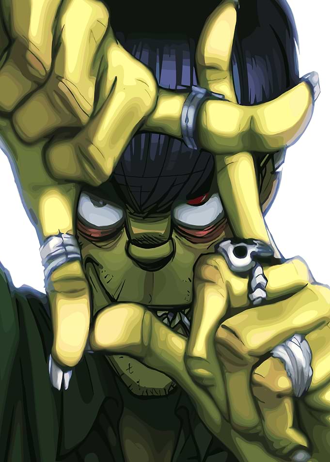 Murdoc Niccals Framing