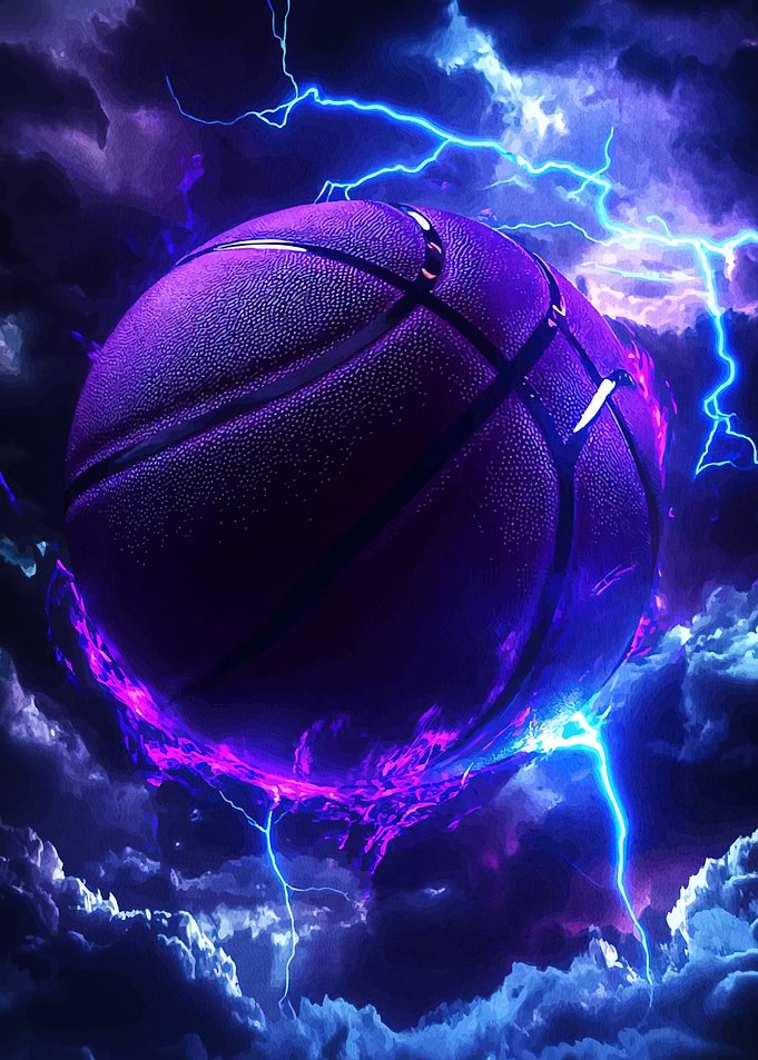Basketball Lightning Clouds