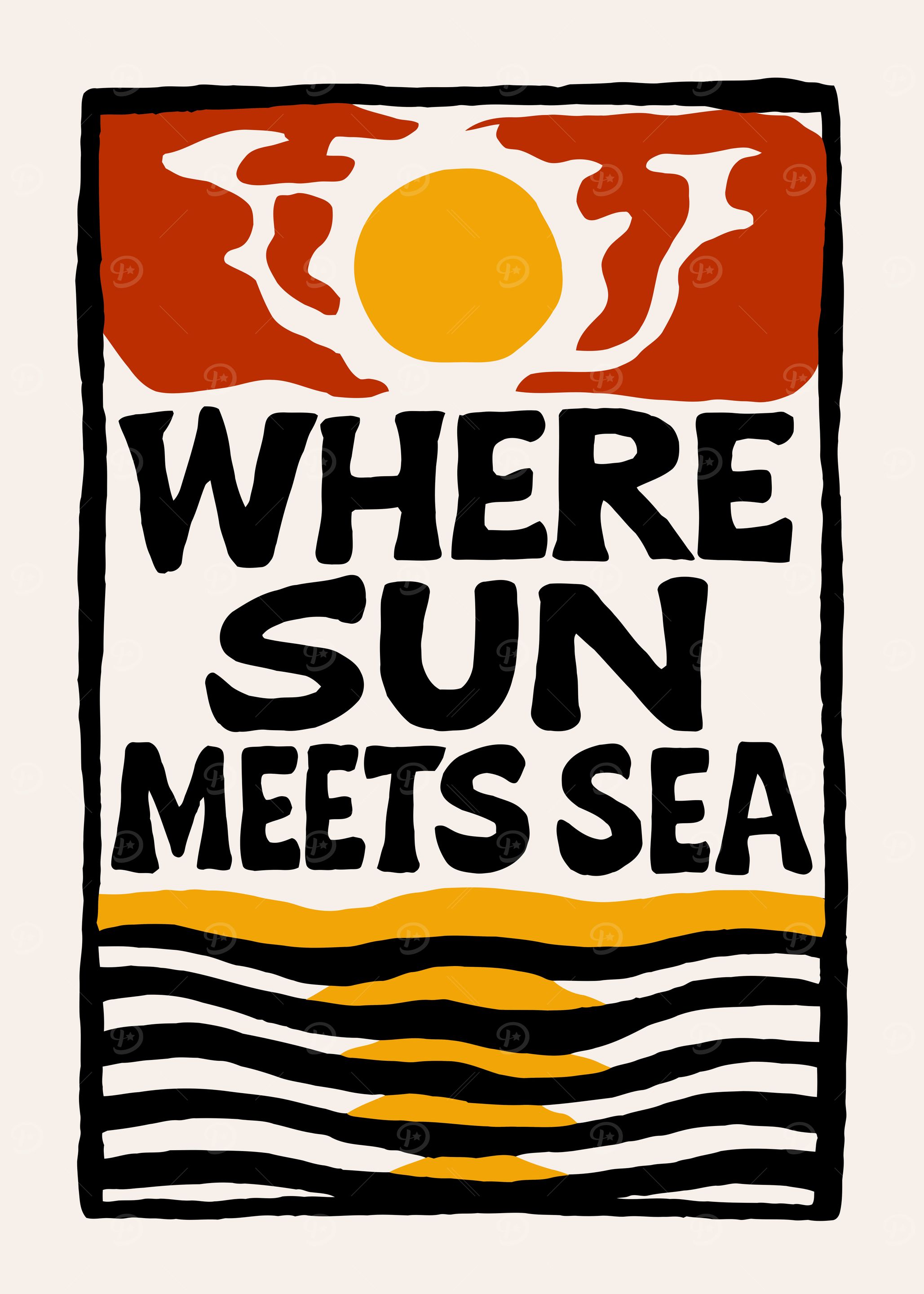 Where Sun Meets Sea Poster
