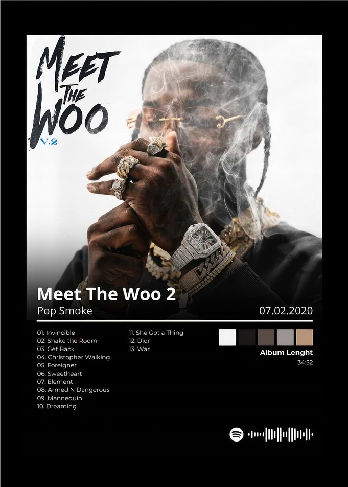 Pop Smoke Meet The Woo 2 Album Cover