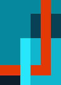 Abstract Color Block Composition