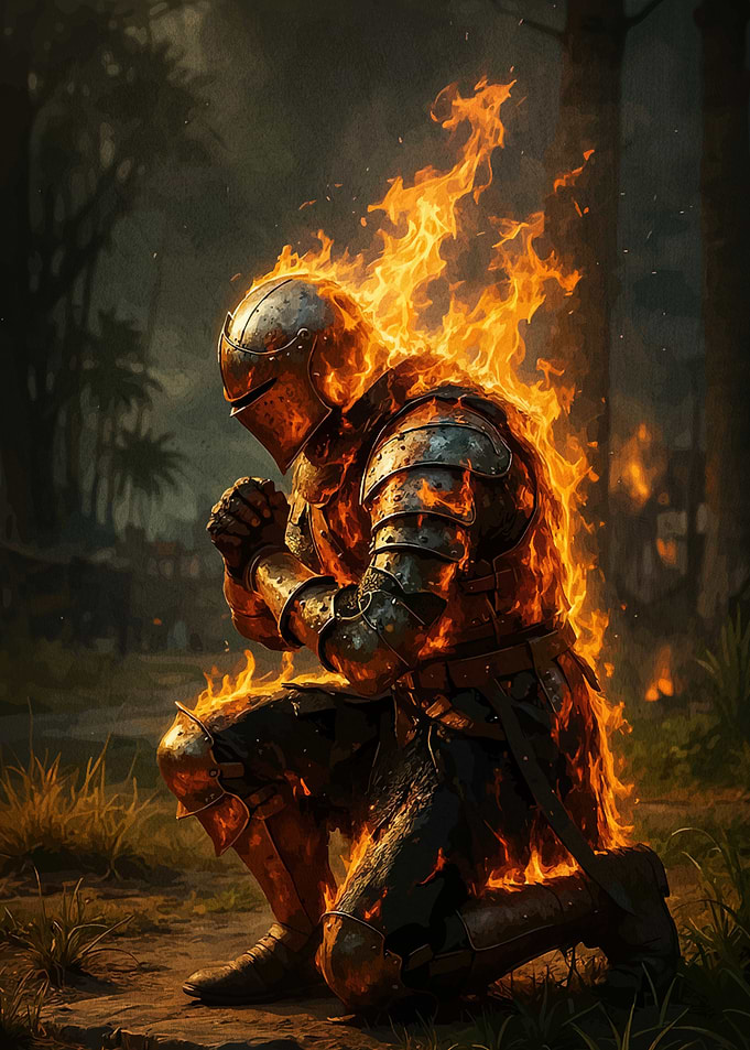 Burning Knight Prayer