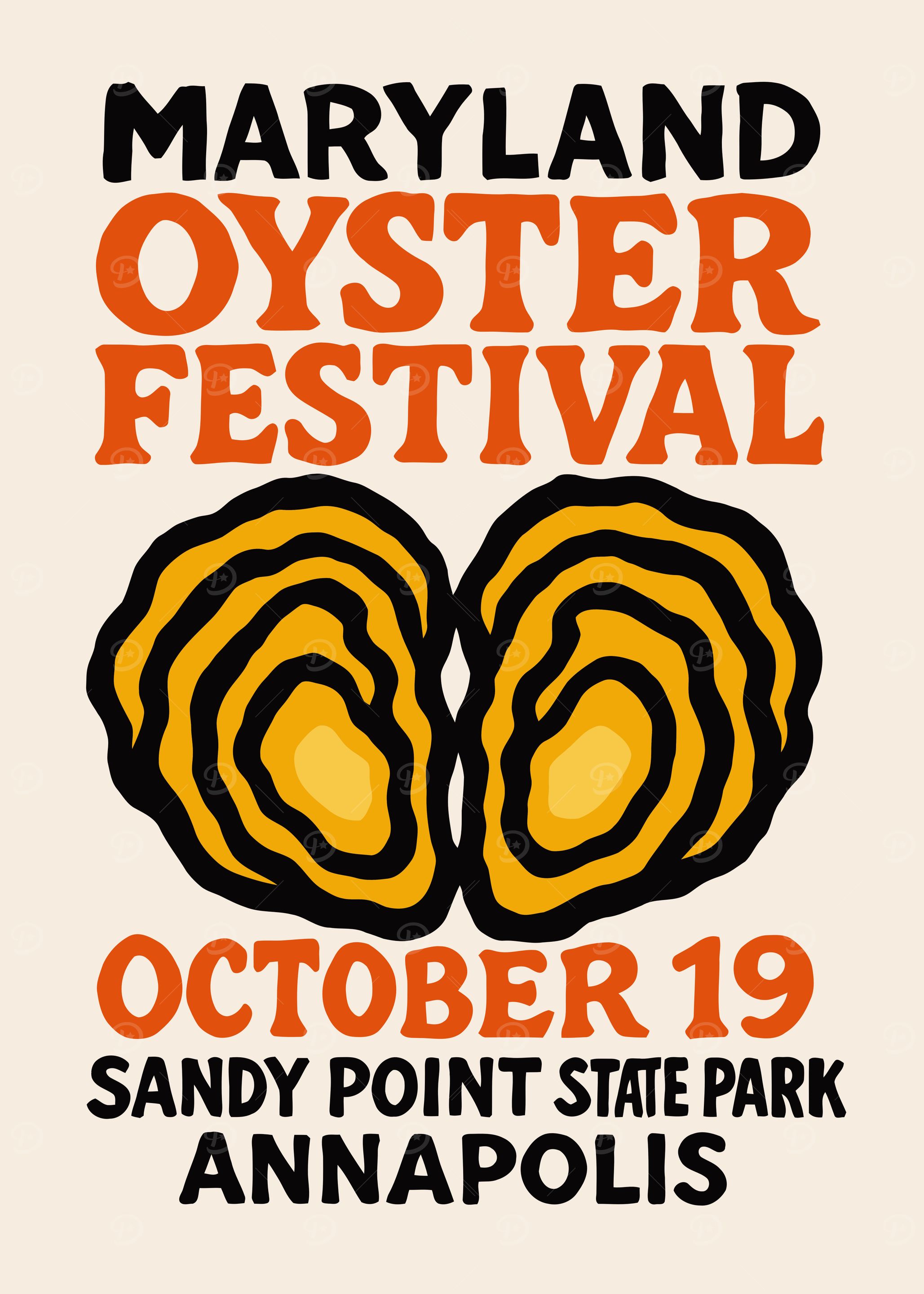 Maryland Oyster Festival Poster