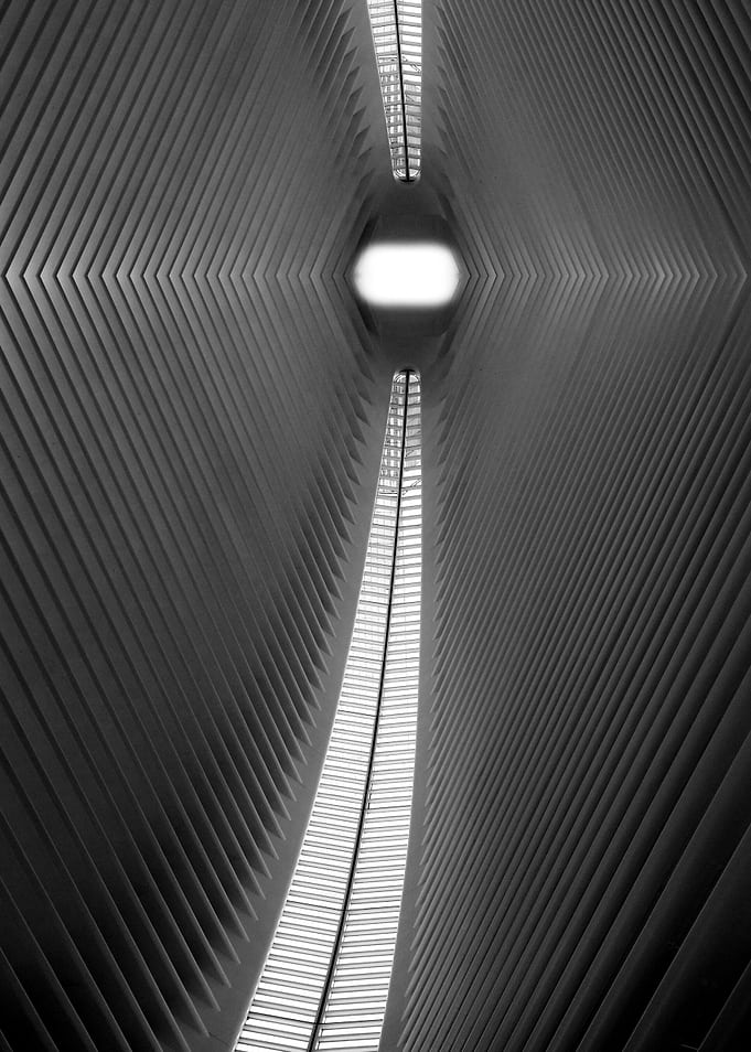 Architectural Interior in Black and White WTC