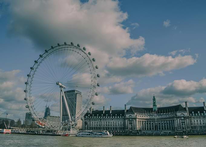 London Eye and Thames River View