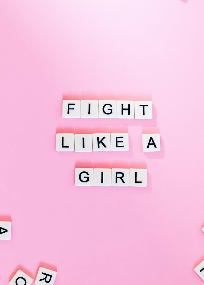Fight Like a Girl Typography