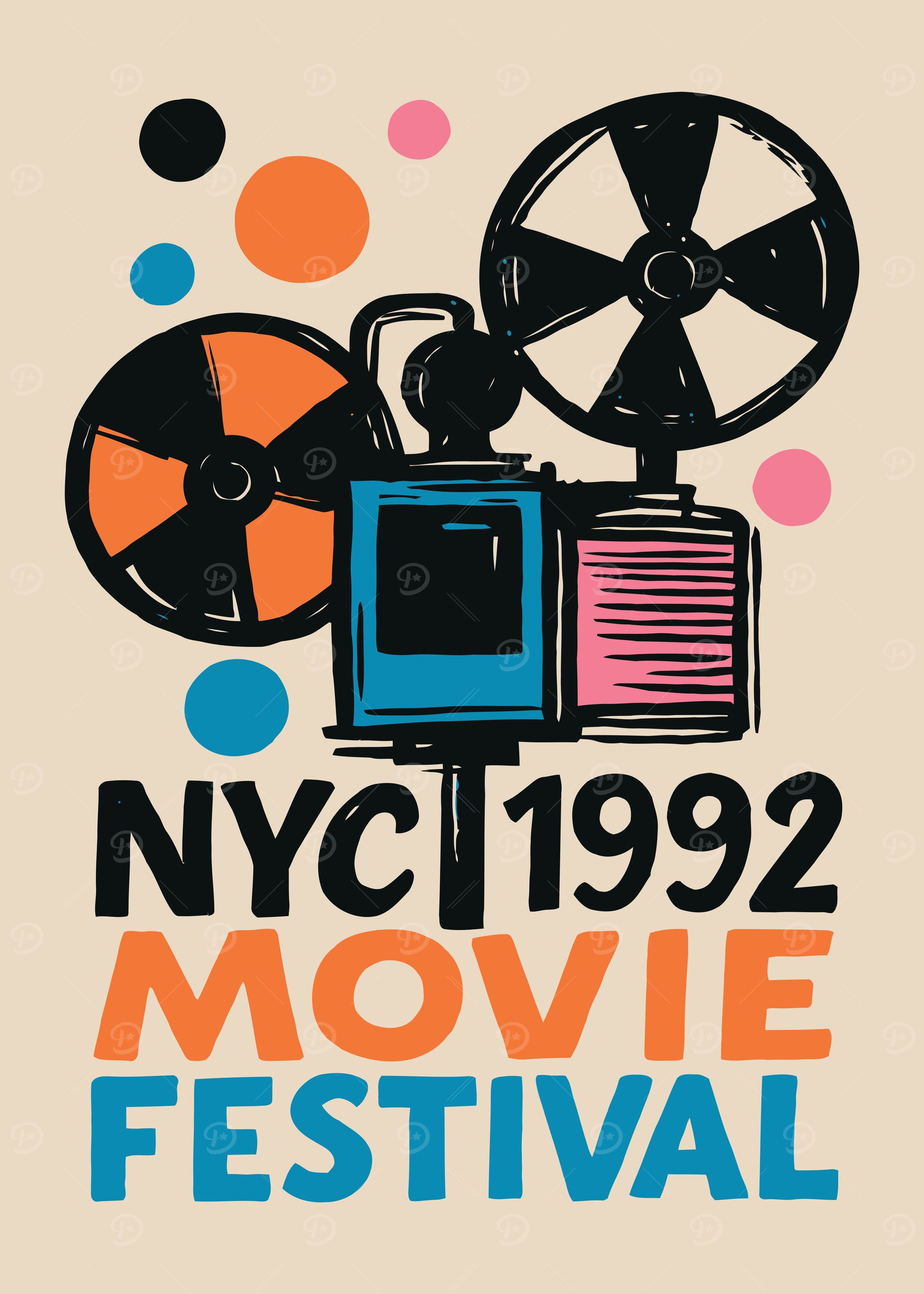 NYC 1992 Movie Festival Poster