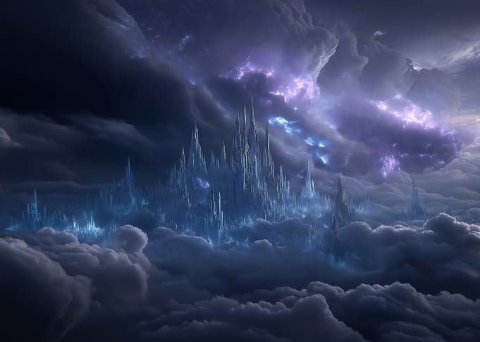 Crystal City in the Clouds