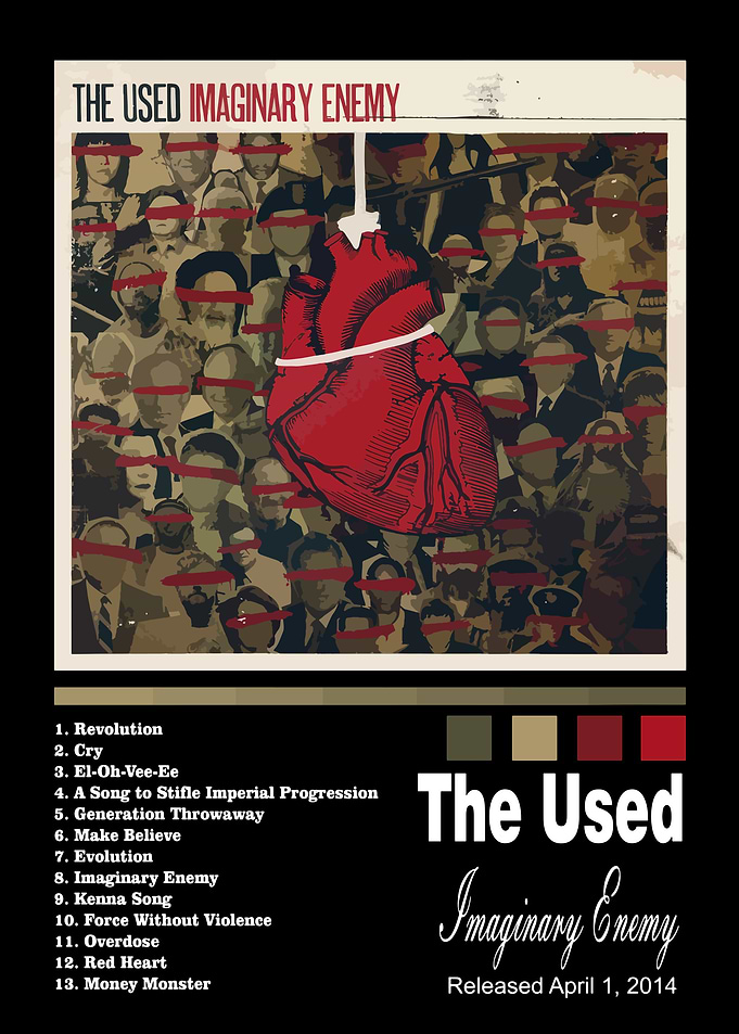 The Used - Imaginary Enemy Album Art