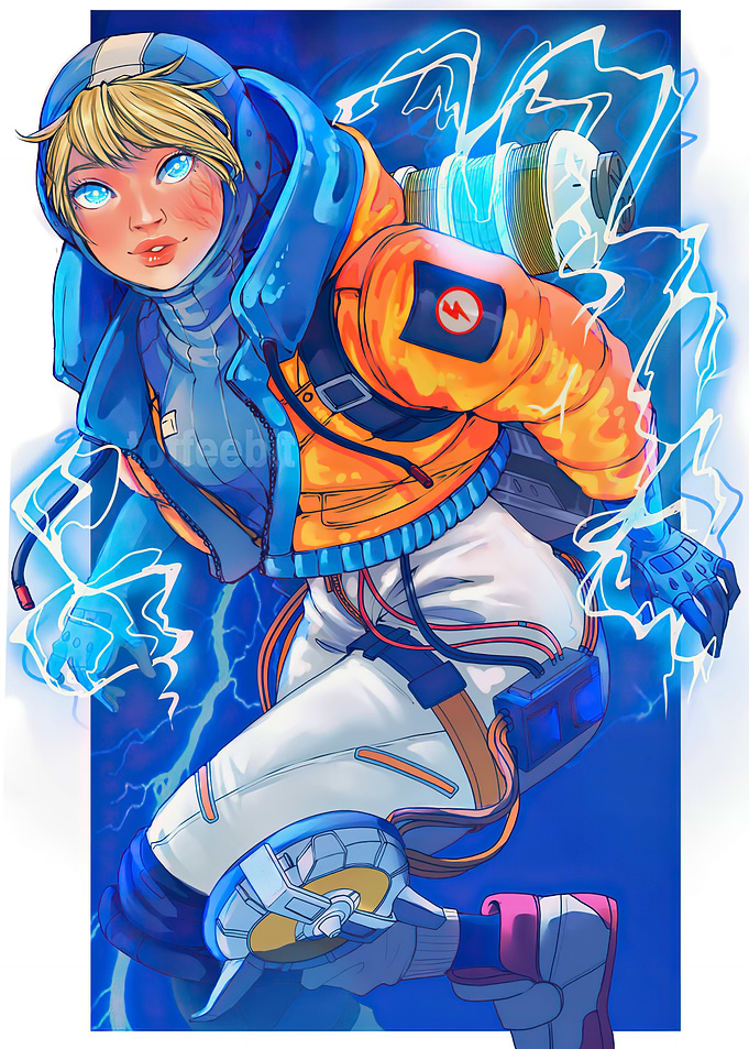 Apex Legends Wattson Digital Art