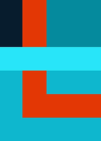 Abstract Color Block Composition