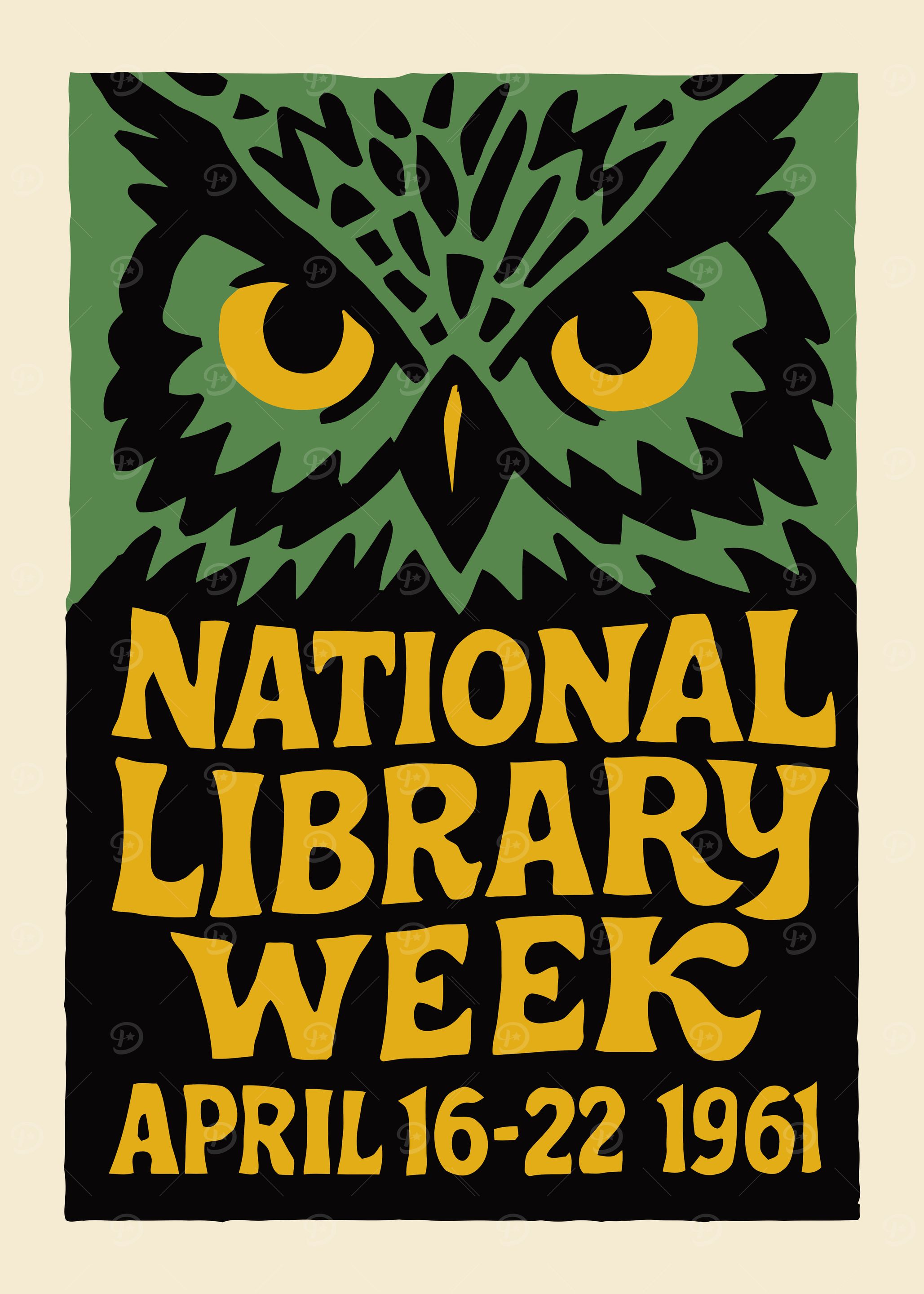 National Library Week 1961 Poster