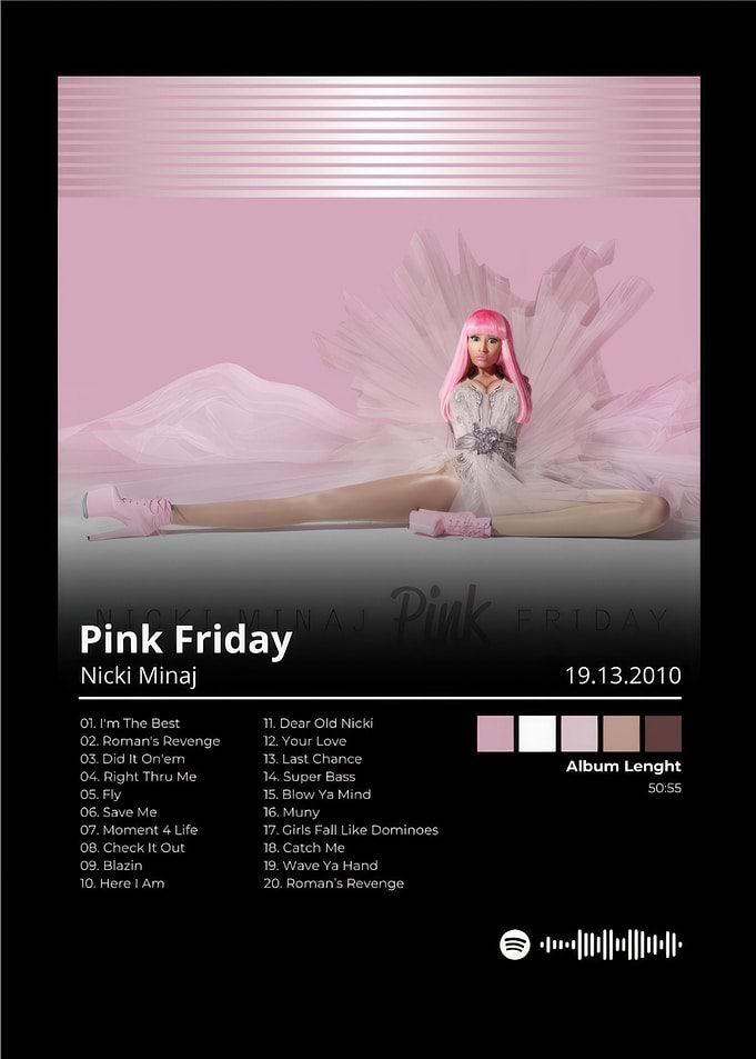 Nicki Minaj - Pink Friday Album Cover