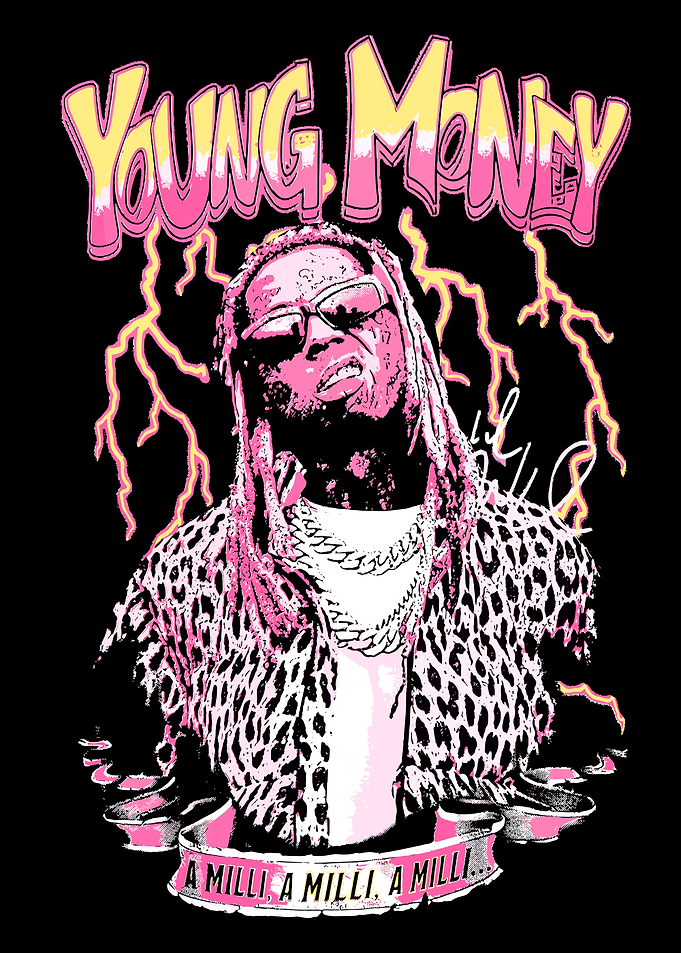 Lil Wayne Young Money Portrait