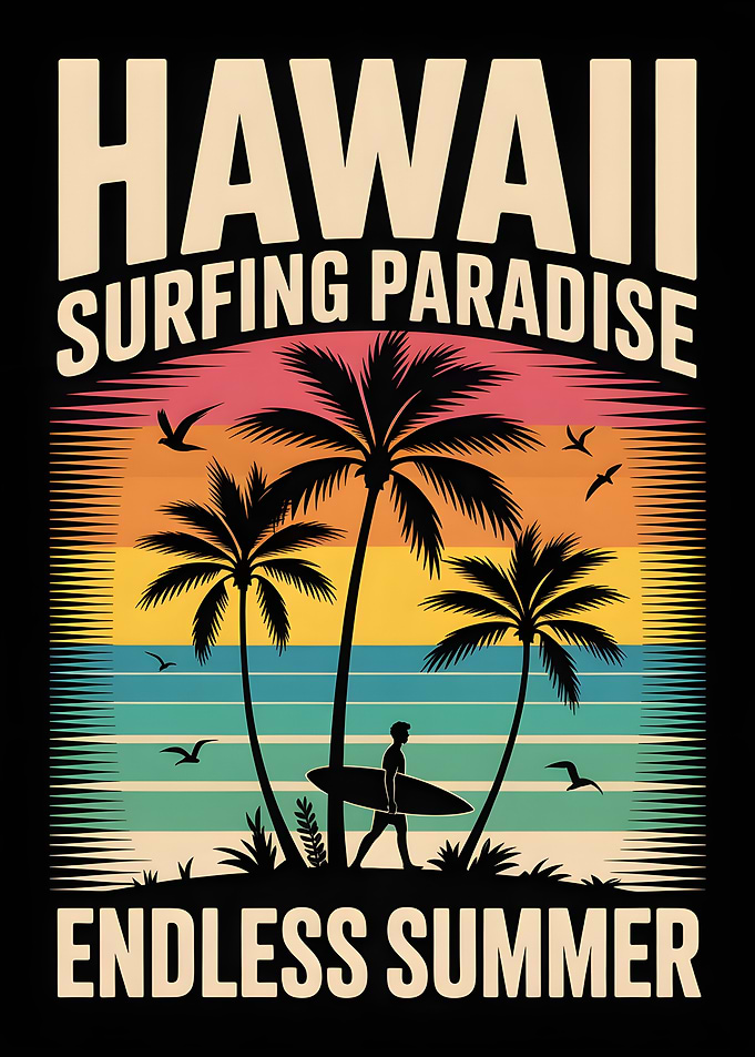 Hawaii Surfing Paradise Endless Summer
