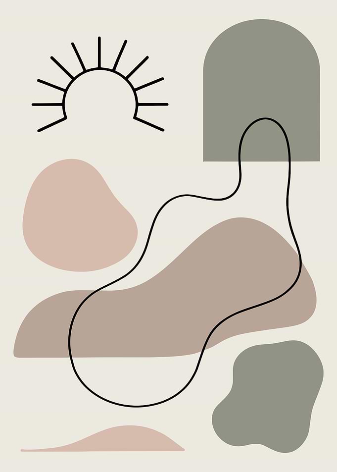 Abstract Shapes and Line Art