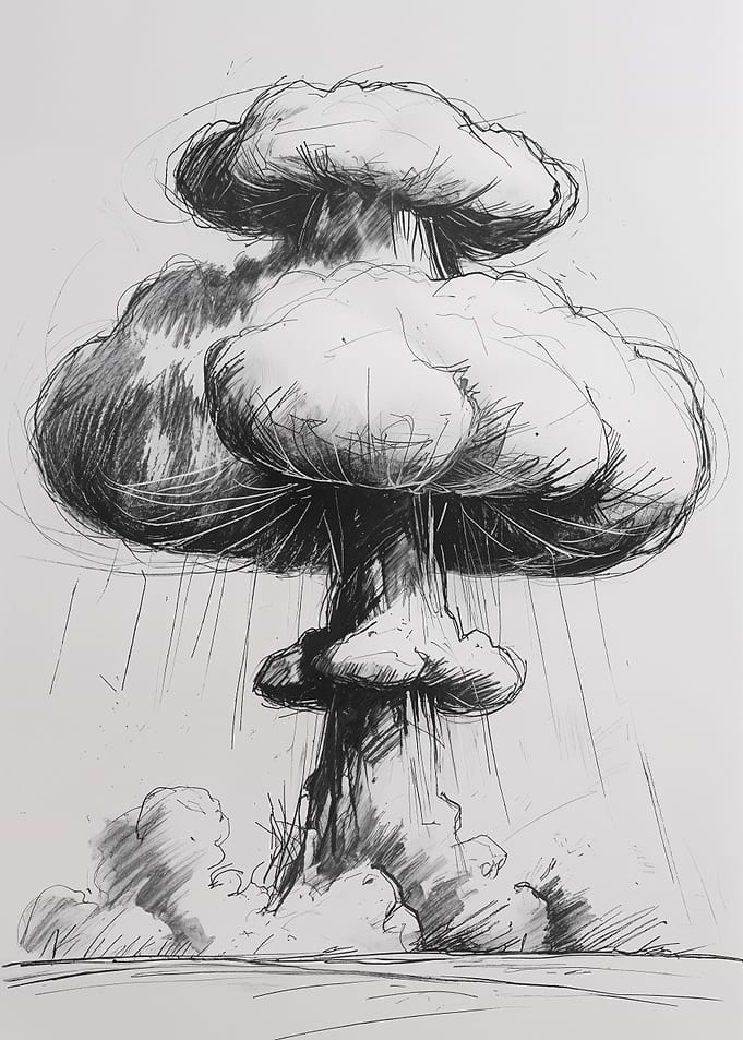 Mushroom Cloud Sketch