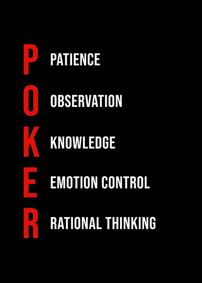 Poker Acronym: Skills for Success
