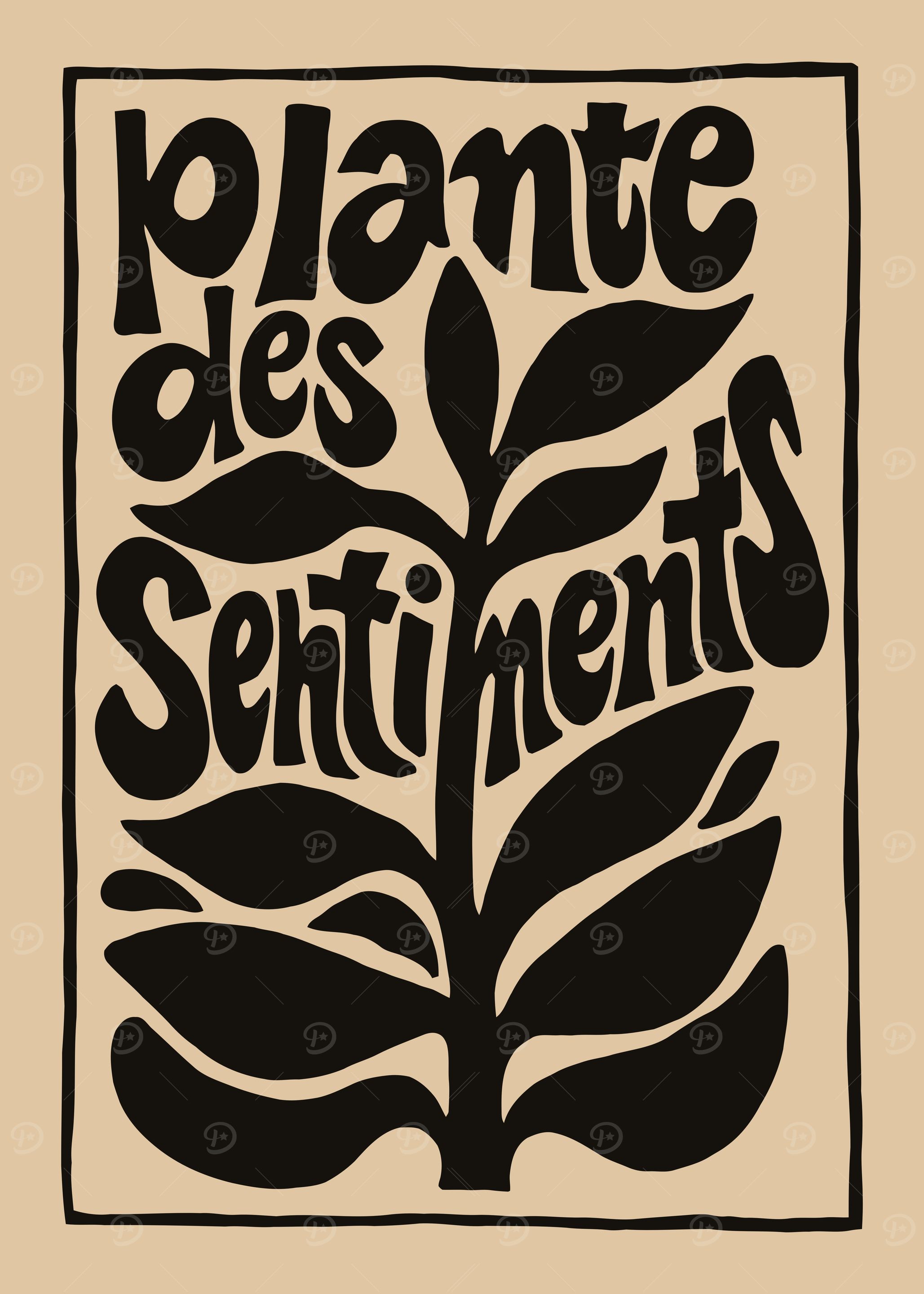 Plante des Sentiments Poster