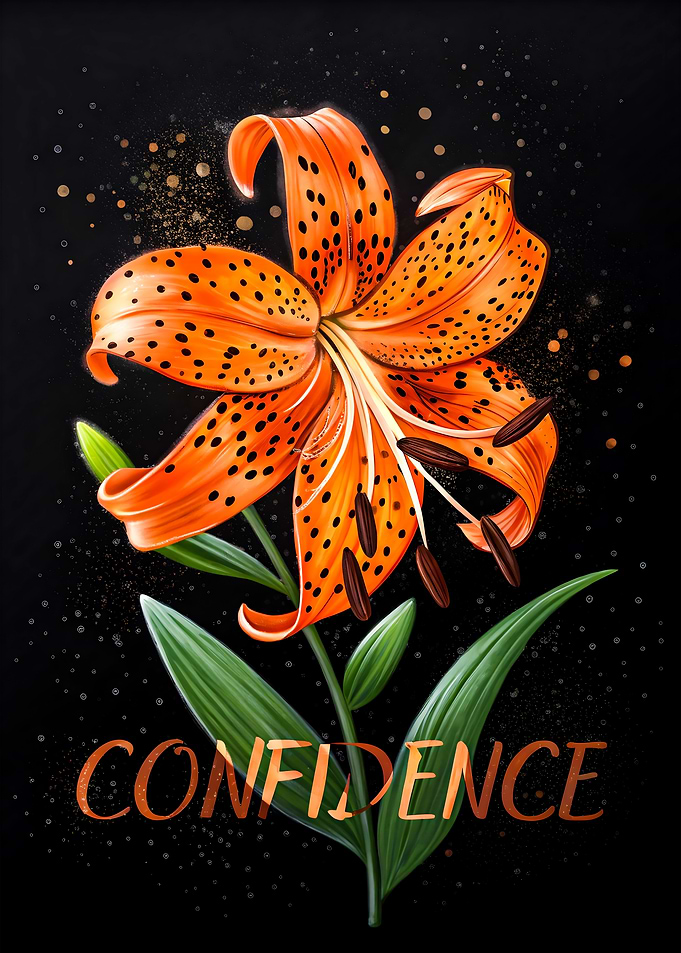 Vibrant Flower Tiger Lily Blooms Confidence in Bold Beauty