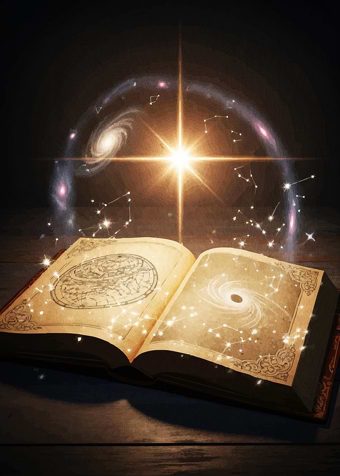 Celestial Book Knowledge Stars