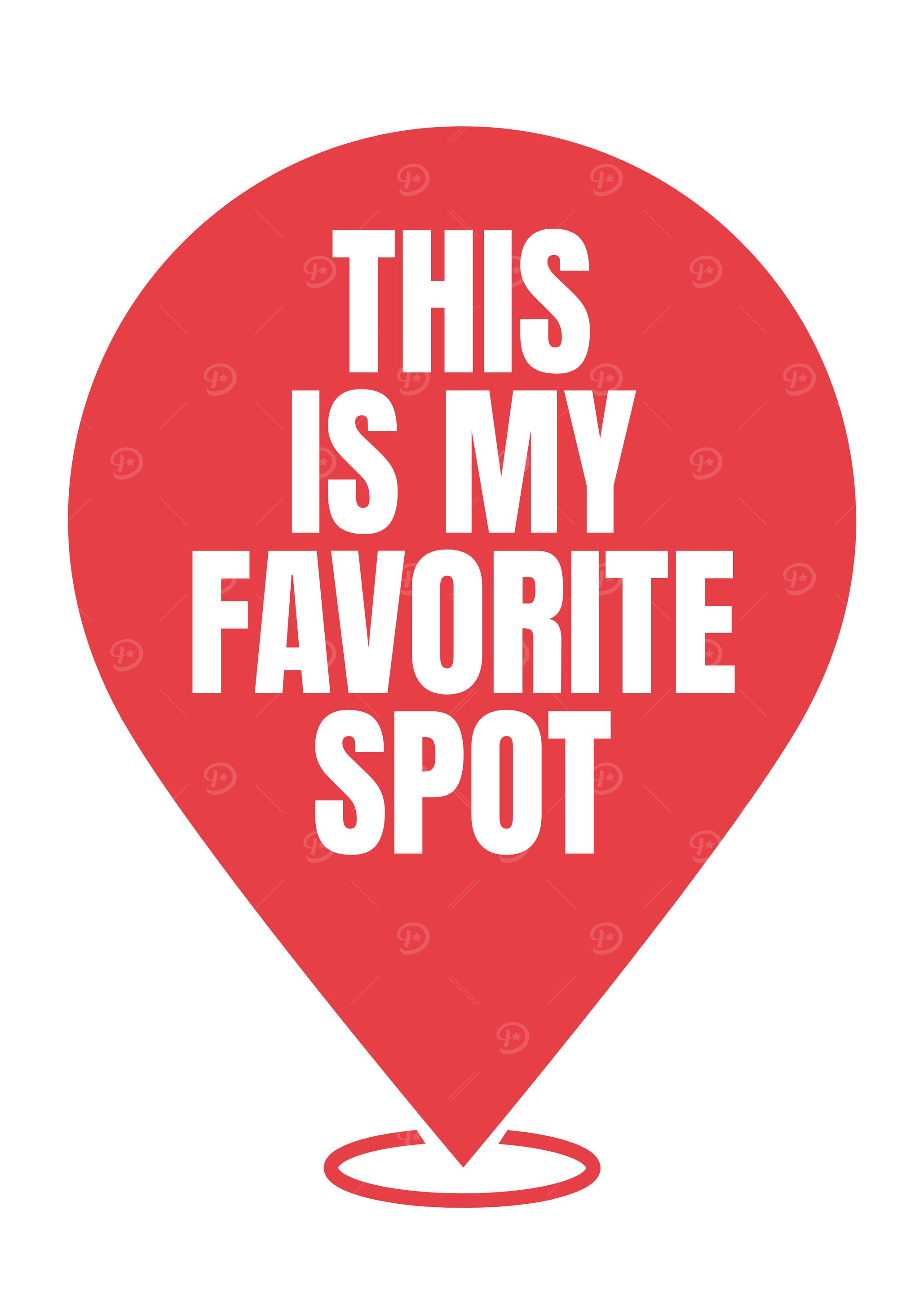 Favorite Spot Location Pin