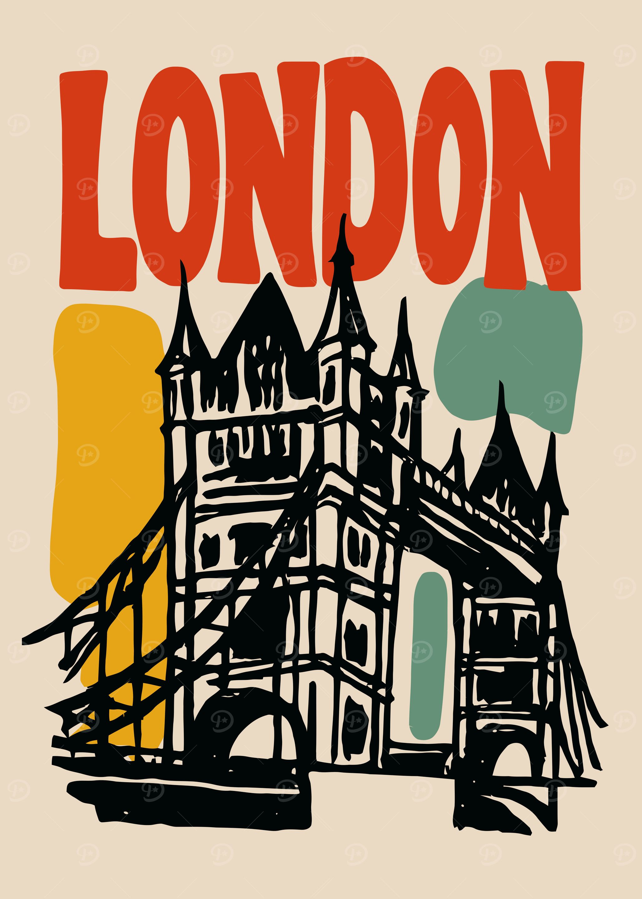 London Bridge Wall Art Poster