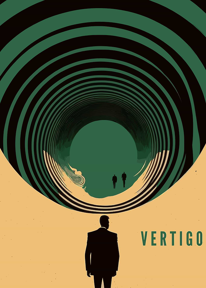 Vertigo Movie Poster Minimalist Art