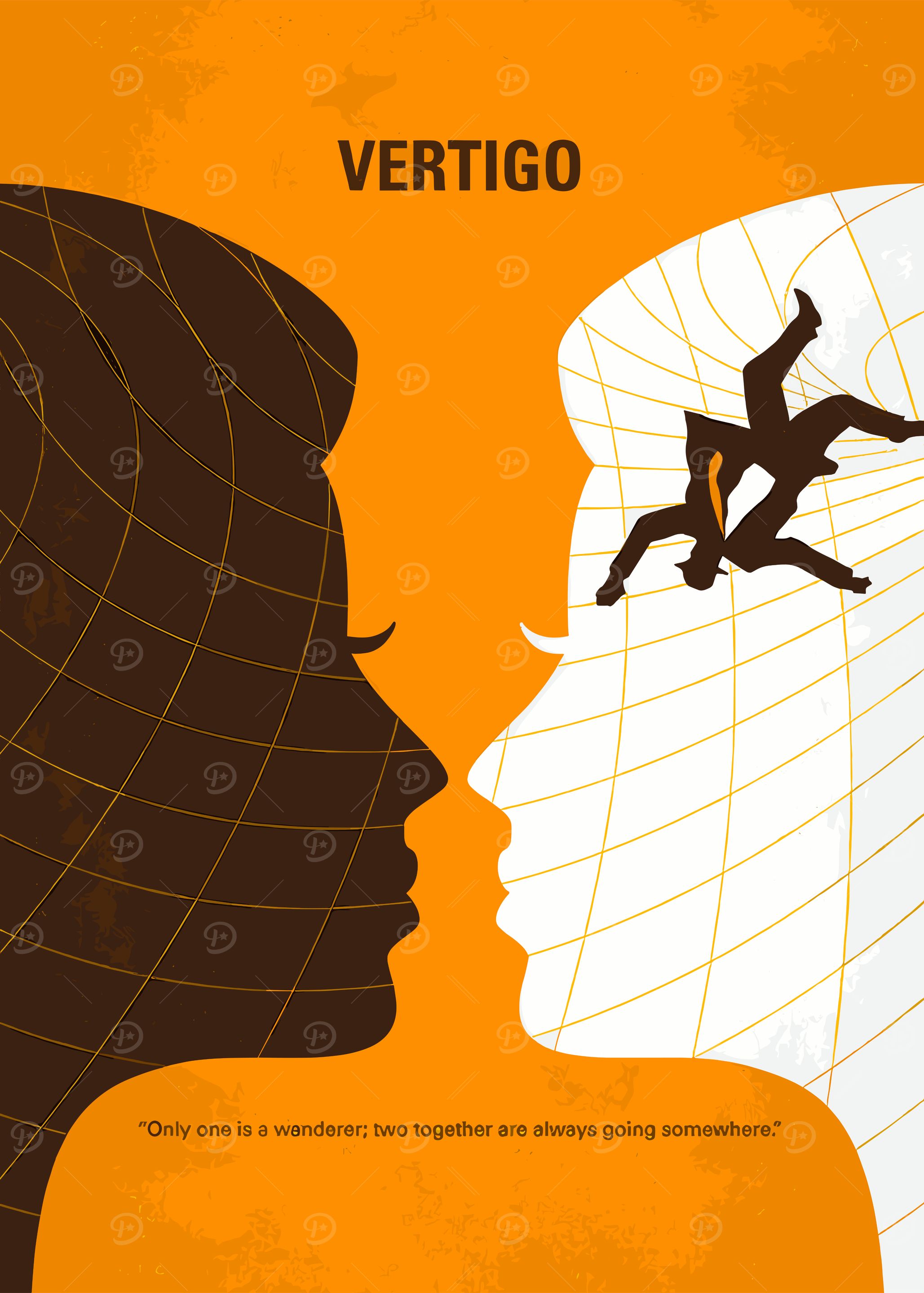 Vertigo Movie Poster Minimalist Art