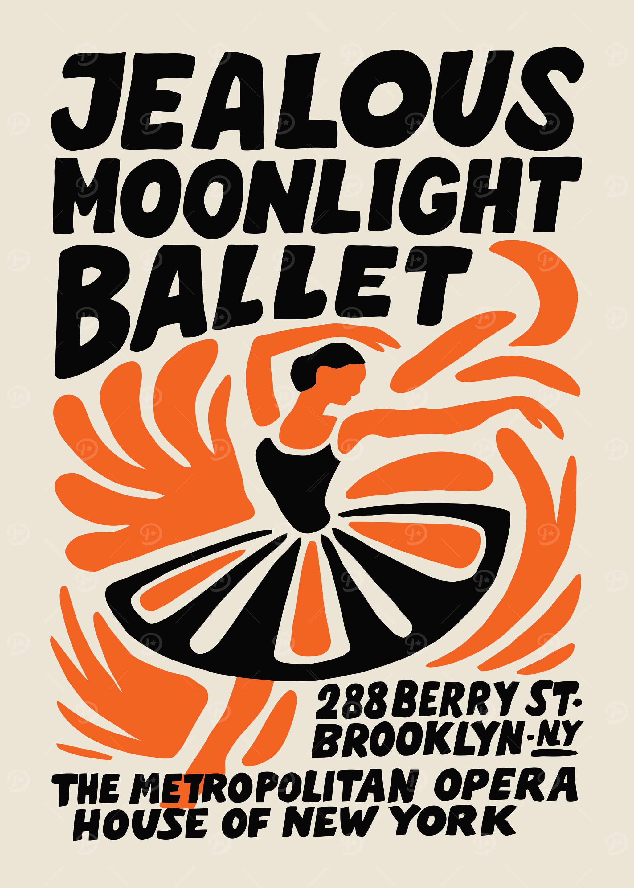Jealous Moonlight Ballet Poster