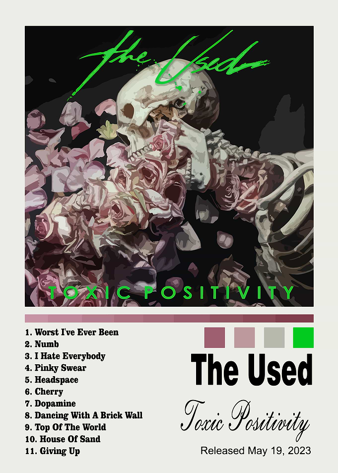 The Used - Toxic Positivity Album Cover
