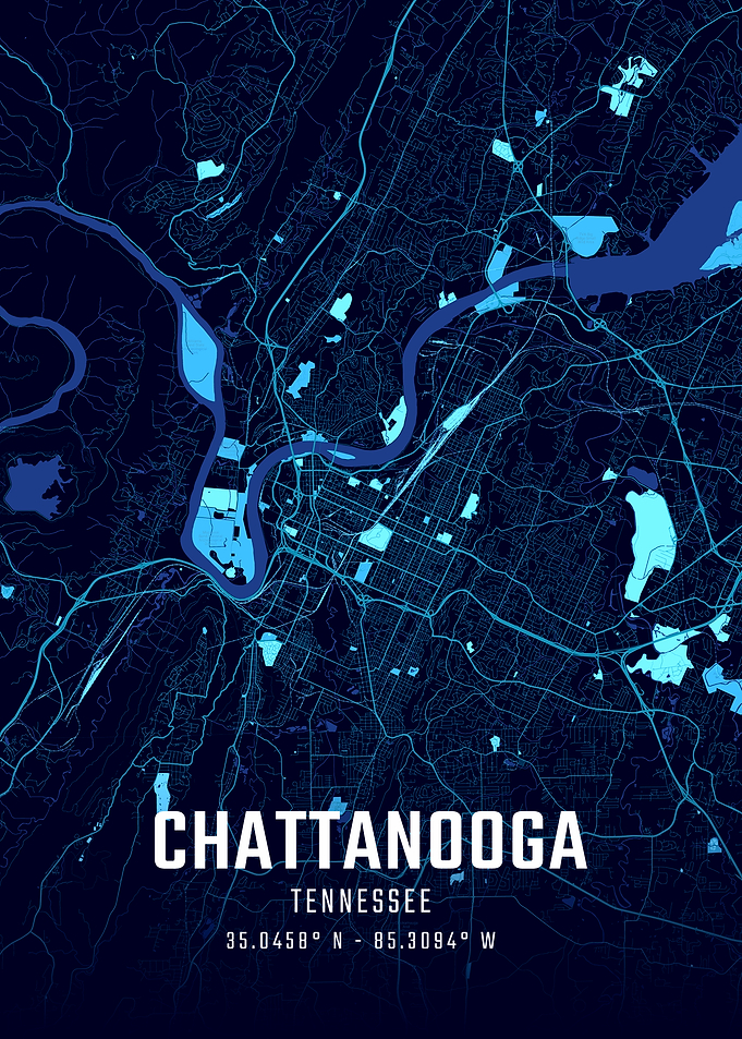 Chattanooga Midnight City Map