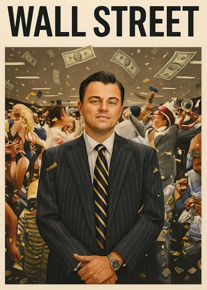 Wall Street Celebration with Leonardo DiCaprio