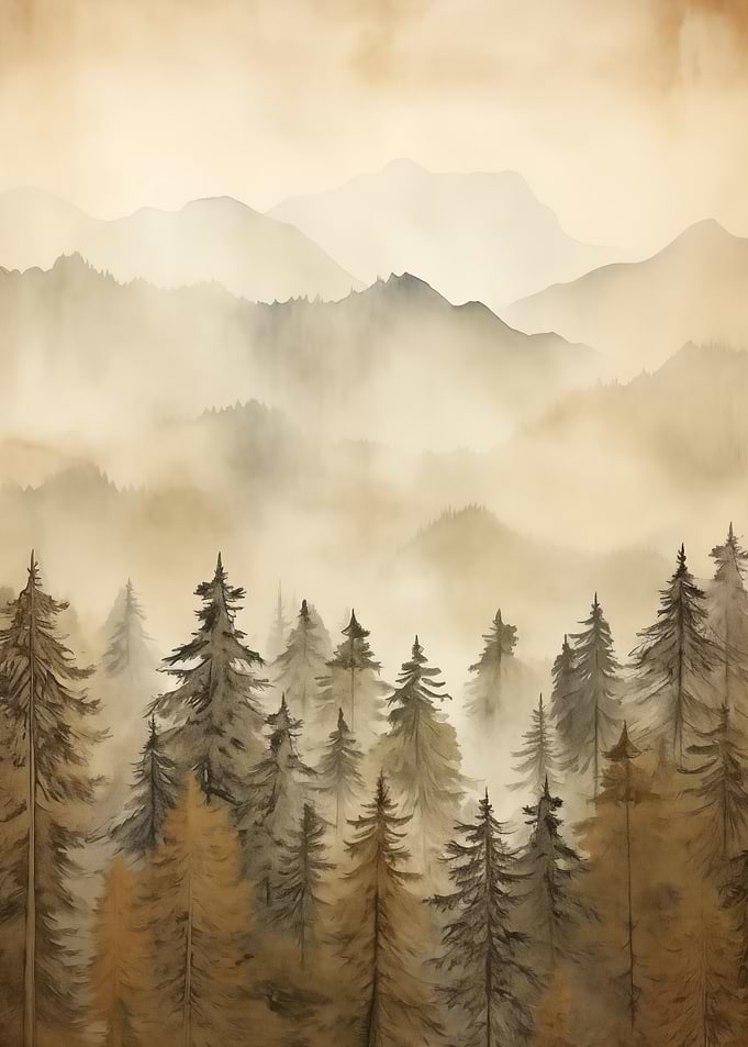 Mountain Forest Landscape