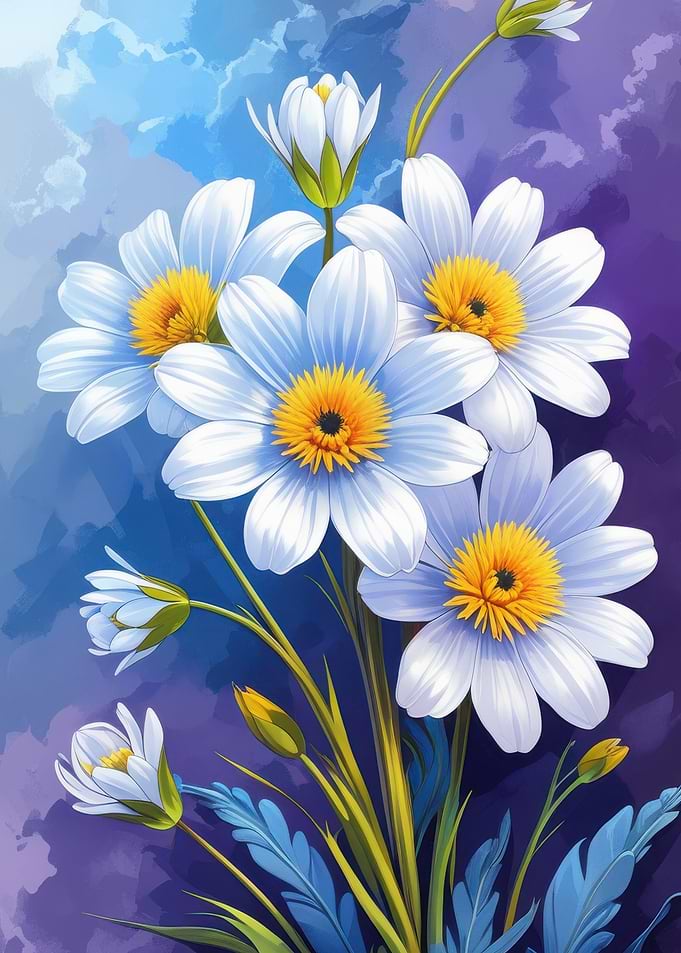 White Daisies Floral Arrangement