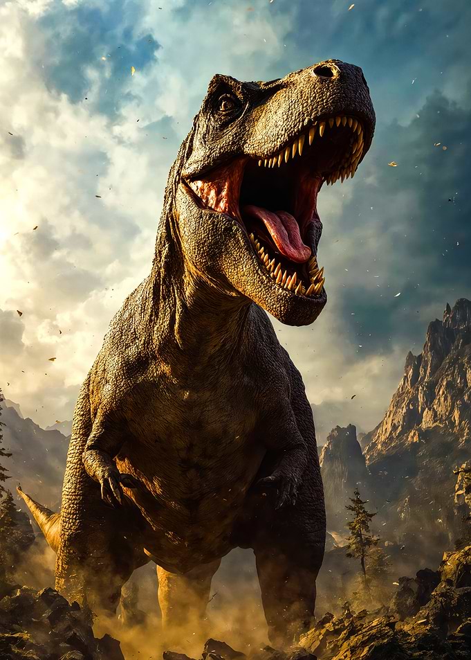 Roaring T-Rex: Prehistoric Power