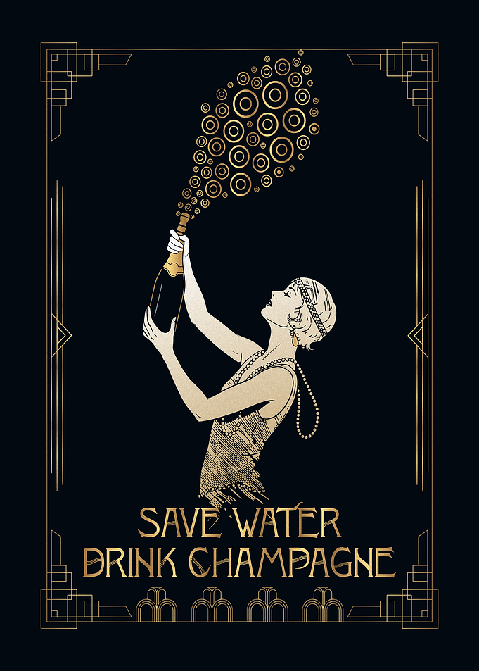 Art Deco Champagne Celebration