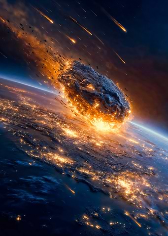 Apocalyptic Asteroid Impact on Earth