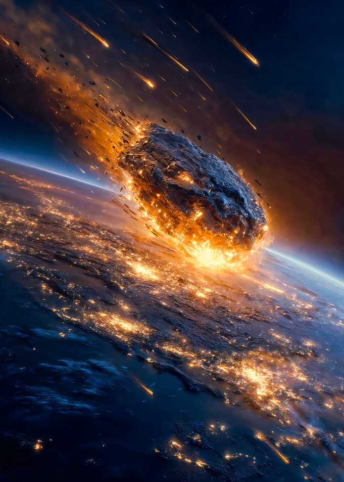 Apocalyptic Asteroid Impact on Earth