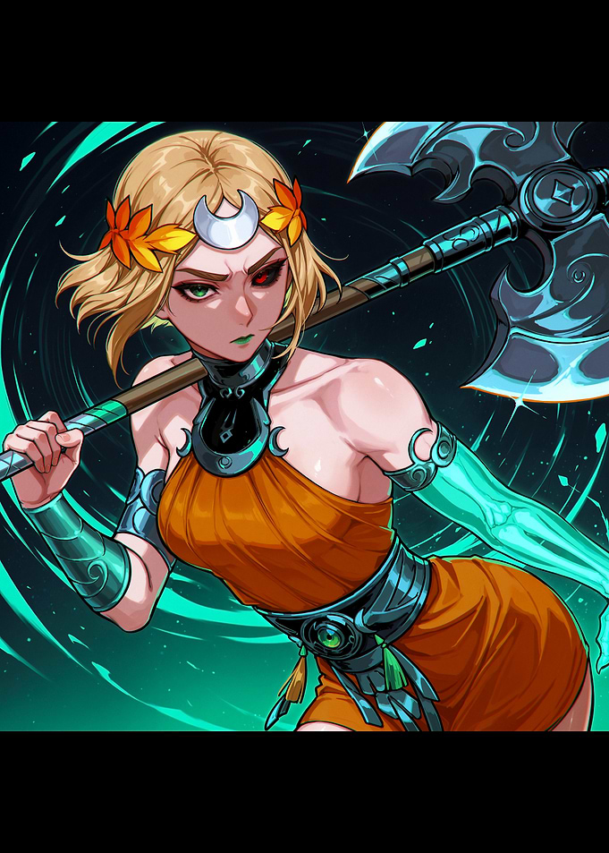 Warrior Woman with Axe
