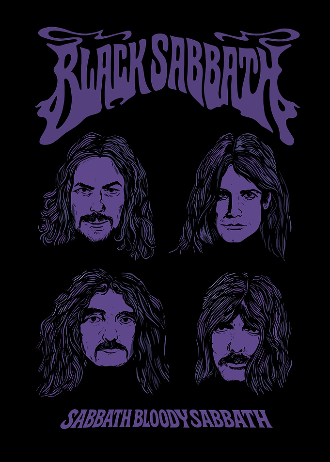 Black Sabbath Band Portrait