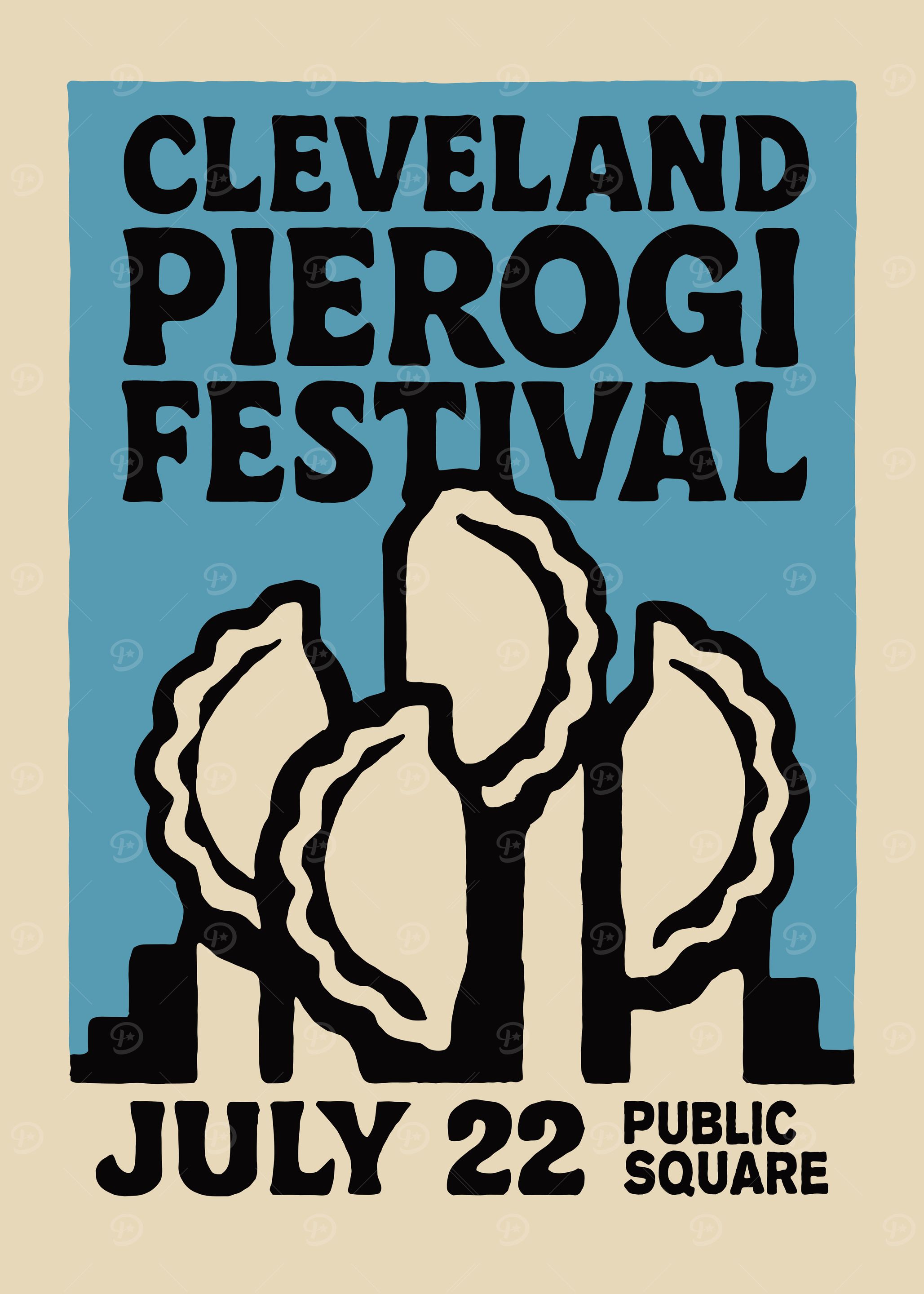 Cleveland Pierogi Festival Poster