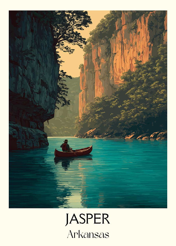 Jasper Arkansas River Scene