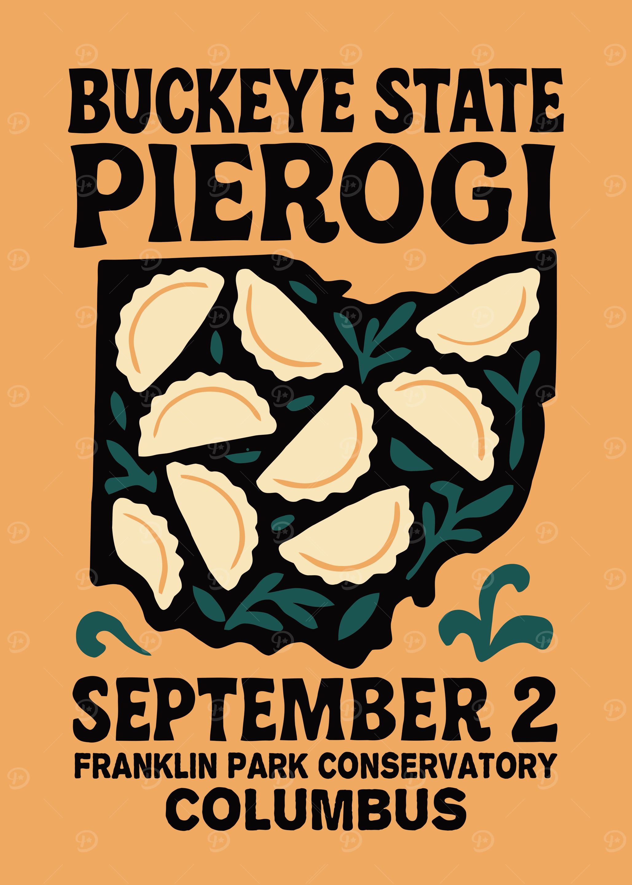 Buckeye State Pierogi Festival Poster