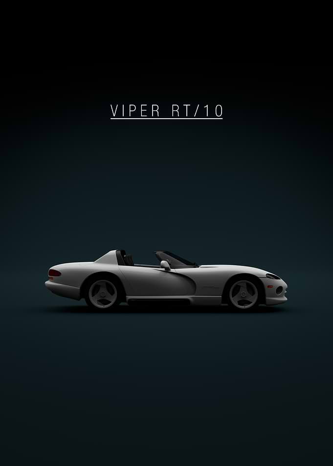 Viper RT/10 Car Poster