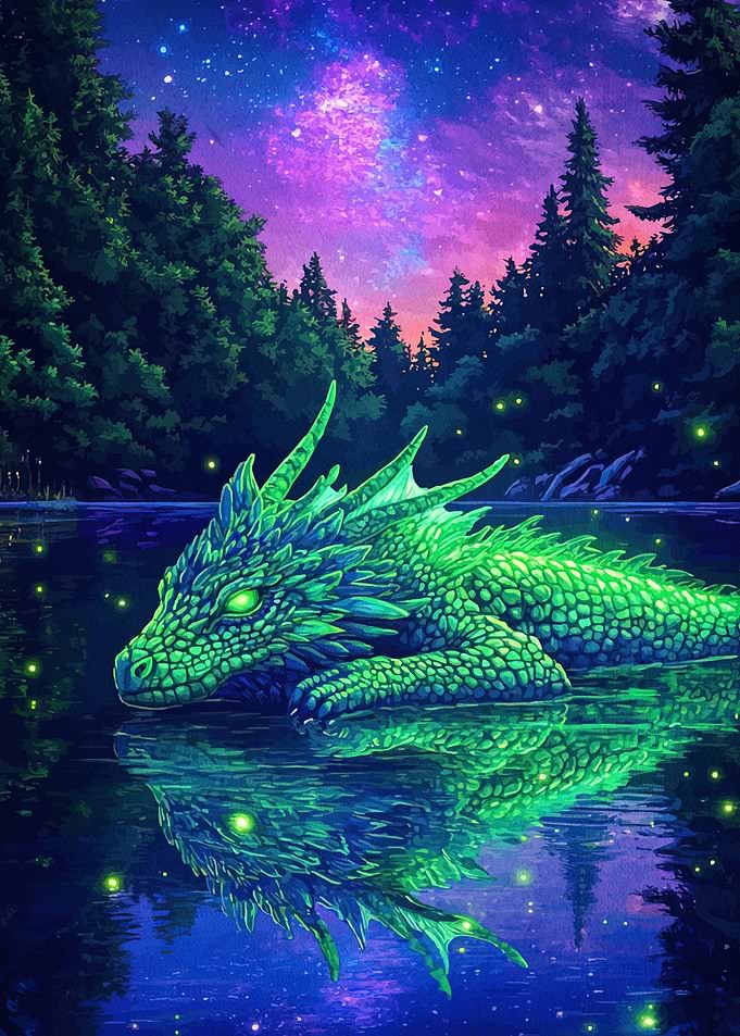 Dragon Lake Night